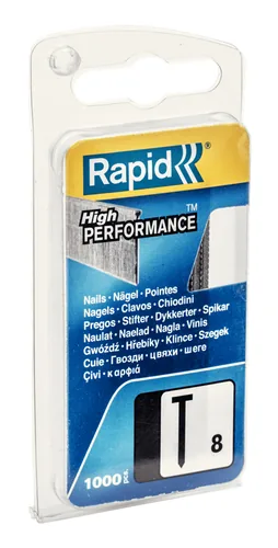 Rapid Nägel Typ 8, 15 mm, 1000 Stück - Zubehörtyp: Nagel - Verpackungseinheit: 1000 Stück