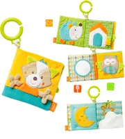 fehn Spielbuch Forest - Material: Fleece - Stoff - Velour - Altersgruppe: Baby - Detailfarbe: Gelb - Grün - Hellbraun - Alter ab: 0 Monate