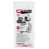 ferplast Katzentoilettenbeutel FPI 5362, 12 Stück - Breite: 38.5 cm - Tiefe: 50 cm - Produkttyp: Zubehör - Tierart: Katze