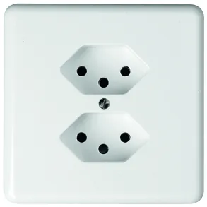 Mica UP-Steckdosen 2x T13 - Steckertyp Ausgang: T13 - Schutzklasse: IP20 - Montage: Unterputz - E-Nr.: 7611007707941 - FI: Ohne - Serie: Mica