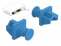Delock Blindstecker/Staubschutz RJ45 10 Stück - Zubehörtyp: Staubschutz - Detailfarbe: Blau - Verpackungseinheit: 10 Stück