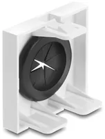 DeLOCK Easy 45 Cable Bushing round Ø 23 mm white / black