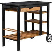 Dobar 35455FSCE outdoor table Black, Brown Rectangular shape