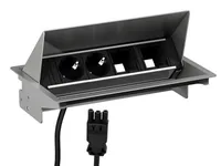 Bachmann 900.402 socket-outlet 2x AC Grey