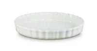 Le Creuset Tarte-Backform Tarte Form Ø 28 cm, Meringue - Materialtyp: Keramik - Material: Steinzeug - Detailfarbe: Weiss glanz - Set: Nein - Backform Typ: Tarte-Backform