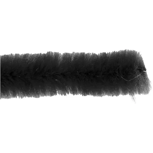 Creativ Company Chenilledraht 6 mm 50 Stück, Schwarz - Länge: 30 cm - Durchmesser: 6 mm - Detailfarbe: Schwarz - Drahtart: Chenilledraht