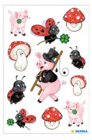 HERMA Lucky Charm with Glitter kids' stickers