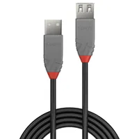 LINDY Anthra Line USB Cable -  USB 2.0 -  USB/A-USB/A M-F -  3m