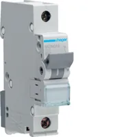 Hager MCN010 circuit breaker Miniature circuit breaker Type C 1