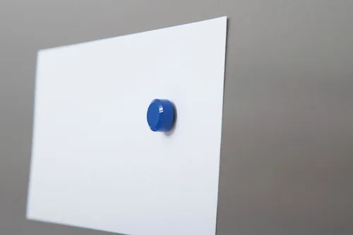 Maul Haftmagnet MAULpro Pro 20 x Ø 15 mm Blau, 20 Stück - Detailfarbe: Blau - Verpackungseinheit: 20 Stück - Haftkraft: Leicht haftend