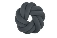 Tiseco Kissen Knot 30 x 30 cm, Grau - Breite: 30 cm - Detailfarbe: Grau - Nachhaltigkeit: Nicht angegeben - Bezug abnehmbar: Nein - Mit Bezug: Ja - Produkttyp: Kissen mit Füllung