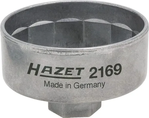 Ölfilterschlüssel 2169, 3/8"" und Sechskant 27mm (für Ölfilter 14kant, 74,4mm)