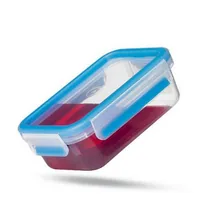 EMSA Clip & Close Rectangulaire Boîte 0,8 L Bleu, Transparent 1 pièce(s)