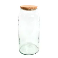 Esschert Design Terrarium-Flasche L, 18.5 x 41.3 cm - Aufhängevorrichtung: Nein - Detailfarbe: Transparent - Detailmaterial: Glas - Kork - Grundmaterial: Glas - Kork