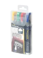 Securit Kreidemarker 2-6 mm, Mehrfarbig - Strichstärke: 2 - 5 mm - 6 mm - Verpackungseinheit: 4 Stück - Oberfläche: Kreidetafel - Metall - Glas - Set: Ja - Detailfarbe: Mehrfarbig - Eigenschaft-Stift: Auswaschbar