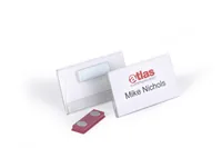 Durable Magnetic Badge 40x75mm