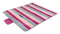 KOOR Picknickdecke Lido-Magenta 135 x 160 cm - Breite: 135 cm - Material: Micro-Polyester - Länge: 160 cm - Farbe: Weiss - Olivgrün - Lila - Rosa - Sportart: Camping - Outdoor