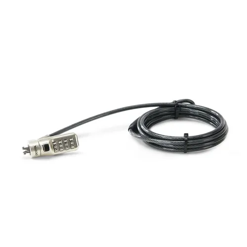 DICOTA Security Cable -  N-Lock -  combination -  resettable -  2.5x6mm slot -  single