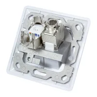 Logilink Dose 2 Module signal weiß Keystone Face Plate