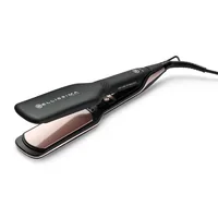 Bellissima Haarglätter BEL-LXIO-11878 Schwarz/Rosegold - Ionentechnologie: Ja - Haarglätter Eigenschaften: Automatische Sicherheitsabschaltung - Glätten - Locken - Volumen - Anwender: Heimanwender - Material Glättplatten: Keramik