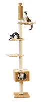 SwissPet Kratzbaum Ascona, Beige - Höhe: 240 cm - 265 cm - Anzahl Liegeplätze: 4 × - Detailfarbe: Beige - Tierart: Katze - Produkttyp: Kratzbaum