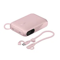 10K PD20W POWER BANK WITH DISPLAY PINK