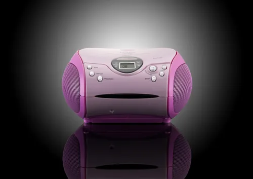 Lenco SCD-24 Digital FM Pink