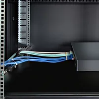 StarTech.com 1U Rack Mountable Cable Lacing Bar w/Adjustable Depth, Cable Support Guide For Organized 19" Racks/Cabinets, Horizontal Cable Guide For Patch Panels/Switches/PDUs