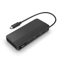 D Lenovo USB-C Dual Display Travel Dock with Adapter