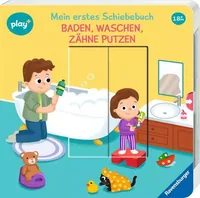 play+ Mein erstes Schiebebuch: Baden, waschen, Zähne putzen - Thema: Diverse - Sprache: Deutsch - Altersempfehlung ab: 18 Monaten - Einband: Ohne - Anzahl Seiten: 0 - Altersgruppe: Kleinkinder