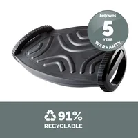 Fellowes Foot Rest Under Desk - Smart Suites Foot Support Ergonomic Foot Rest - Foot Rest Stool for Office & Home - Black