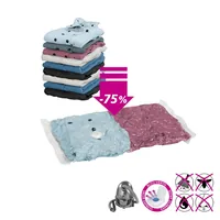 Wenko Vakuumbeutel 55 cm/80 cm x 90 cm/100 cm, 6 Stück - Breite: 55 cm - 80 cm - Vakuumierfähig: Ja - Höhe: 90 cm - 100 cm - Verpackungseinheit: 6 Stück - Material: Kunststoff