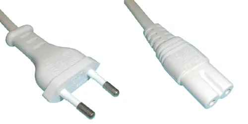 Diggelmann SPCW2-010 power cable White 1 m C26 coupler C7 coupler