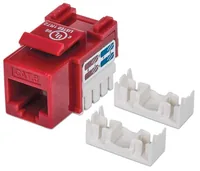 INTELLINET Keystone Jack Cat6 Punch-down UTP rot