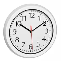 TFA Dostmann Gartenuhr Outdoor Ø 30.5 cm, Weiss - Form: Rund - Detailfarbe: Weiss - Uhrtyp: Analog - Funksignal: Ja - Funktionen: Zeit - Detailmaterial: Glas - Kunststoff
