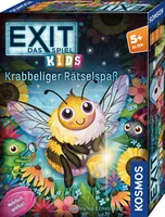 Kosmos Kinderspiel EXIT Kids Krabbeliger Rätselspass - Sprache: Deutsch - Kategorie: Familienspiel - Altersempfehlung ab: 5 Jahren - Spieldauer: 20 min - Min. Anzahl Spieler: 1 - Max. Anzahl Spieler: 4