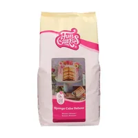 Funcakes Backmischung für Biscuit 500g - Nährwertangabe pro: 100 g - Energiegehalt (in kj): 1648 KJ - Energiegehalt (in kcal): 394 Kcal - Fett: 3.1 g - Produkttyp: Brownies - Davon gesättigte Fettsäuren: 2.7 g