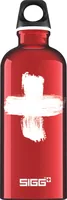 Sigg Trinkflasche Swiss 0.6 l Swiss Red - Material: Recycling Aluminium - Nachhaltigkeit: Nicht angegeben - Spülmaschinenfest: Nein - Verschlusstyp: Schraubverschluss - Farbe: Rot - Für Kinder: Ja