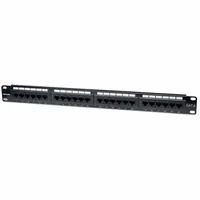 INTELLINET Patchpanel 1HE 24-Port Cat6 UTP sw