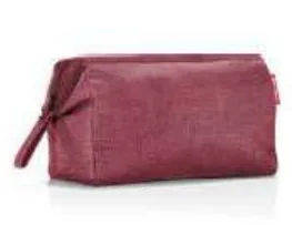 Reisenthel Necessaire Travelcosmetic Twist Maroon - Tiefe: 13.5 cm - Breite: 26 cm - Wasserfest: Nein - Höhe: 18 cm - Eigenschaften: Aus recyceltem Material - Zertifikate: amfori BSCI