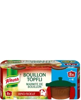 Knorr Rinds-Bouillon Pur 224 g - Produkttyp: Fleischbouillon - Nährwertangabe pro: 100 g - Energiegehalt (in kj): 22 KJ - Energiegehalt (in kcal): 5 Kcal - Fett: 0.5 g - Gesättigte Fettsäuren: 0.2 g