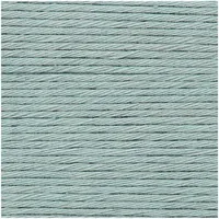 Rico Design Wolle Creative Cotton Aran 50 g, Patina - Packungsgrösse: 1 Stück - Länge: 85 m - Material: Baumwolle - Detailfarbe: Graugrün - Waschbar bei: 60 °C - Nadelstärke: 5 mm - 4 mm
