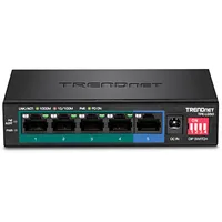 TRENDnet Switch 5-port Gbit PoE long range 200m 32W Metall