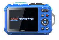 Kodak Unterwasserkamera PixPro WPZ2 Blau - Bildsensortyp: CMOS - Bildsensor Auflösung: 16.35 Megapixel - Widerstandsfähigkeit: Wasserfest - Staubgeschützt - Stossgeschützt - Speicherkartentyp: microSDHC - microSD - Bauform Kamera: Kompakt - GPS: Nein