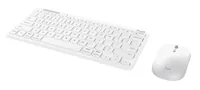 Trust Lyra Tastatur und Maus Set RF Wireless + Bluetooth Weiß