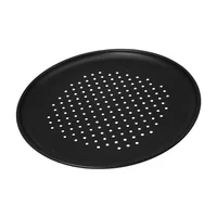 Zenker Pizzablech Special – Countries gelocht, Ø 32 cm - Breite: 32 cm - Form: Rund - Höhe: 1.5 cm - Ausziehbar: Nein - Tiefe: 32 cm