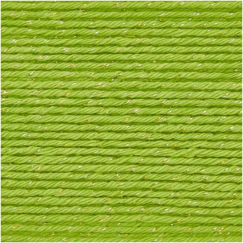 Rico Design Ricorumi Twinkly Twinkly 25 g, Grün - Packungsgrösse: 1 Stück - Länge: 52 m - Material: Polyester - Baumwolle - Detailfarbe: Grün - Waschbar bei: 30 °C - Nadelstärke: 3 mm - 4 mm