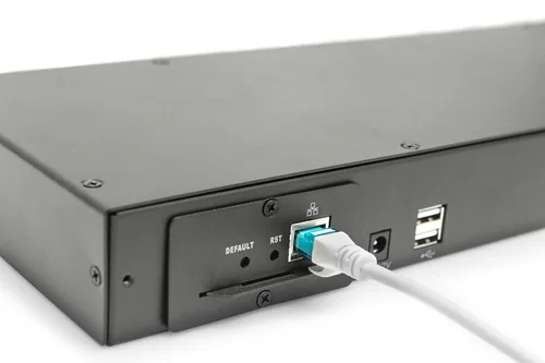 Digitus DS-72216 switch per keyboard-video-mouse (kvm) Montaggio rack Nero