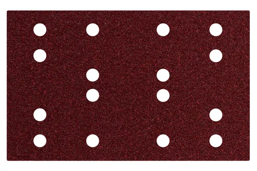 Metabo Schleifblatt 80 x 133 mm H+M, P 180, 10 Stück - Zubehörtyp: Schleifblatt - Für Material: Holz - Metall - Polyester - Sperrholz - Stahl - Stahlblech