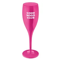 Koziol Sektglas Good Mood 100 ml, 1 Stück, Pink/Keine Angabe - Material: Kunststoff - Glas Typ: Sektglas - Detailfarbe: Keine Angabe - Pink - Höhe: 19.1 cm - Volumen: 100 ml